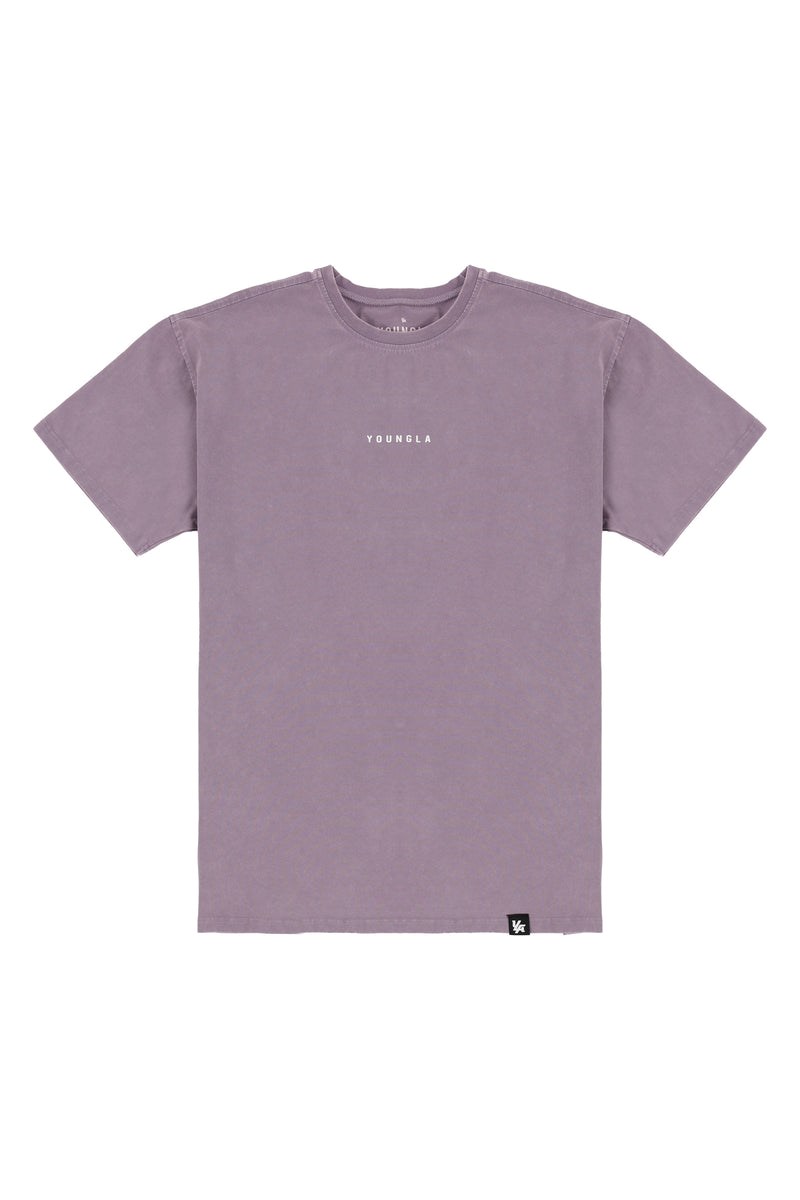YoungLA 401 Essential Jacked Tees Lavendel Waschen | 71592-IRPC