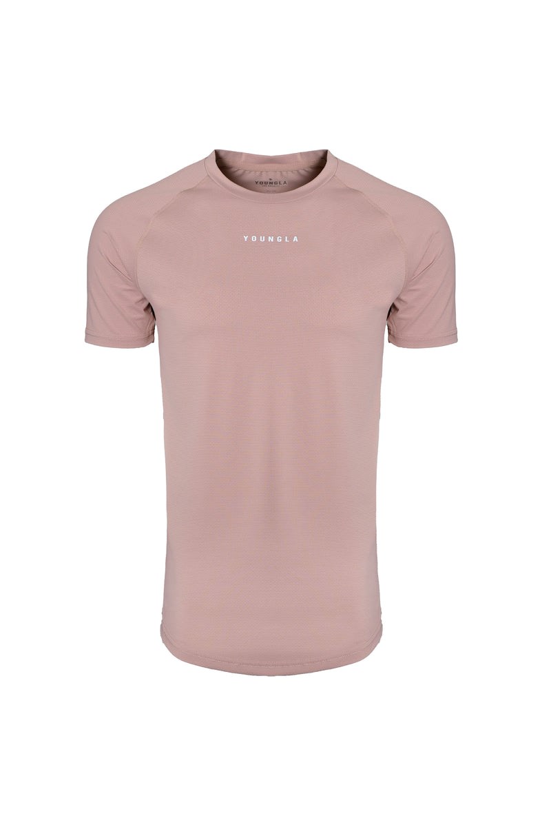 YoungLA 440 Performance Line Kurzes Sleeve Shirts Salmon | 87520-YFOH