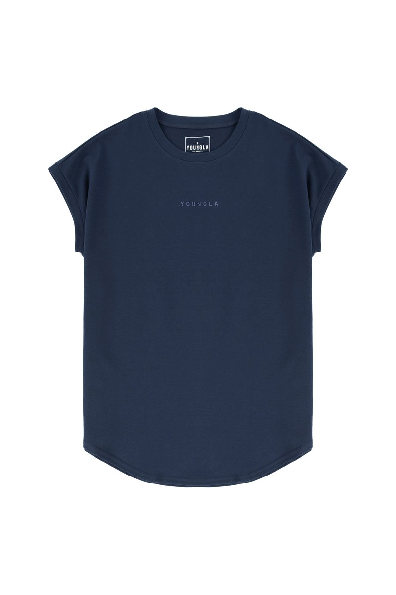 YoungLA 446 Rambo Tees Navy | 03521-MCQB