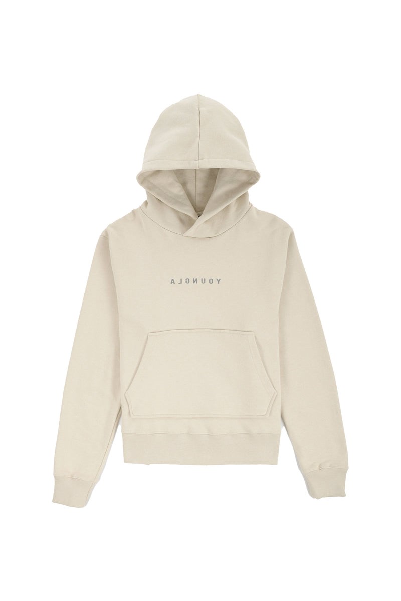 YoungLA 511 Mirror Excellence Hoodie Bone | 87915-NEDH