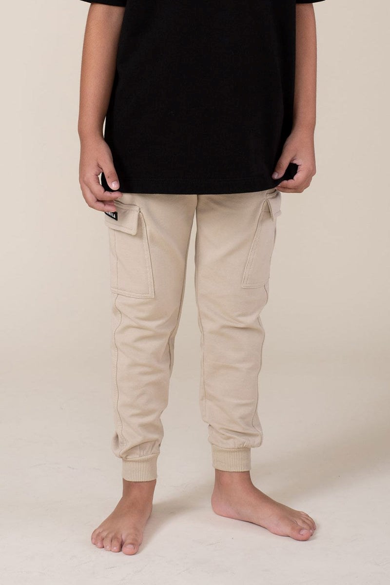 YoungLA L225 Cargo Joggers Sand | 34250-NIDR