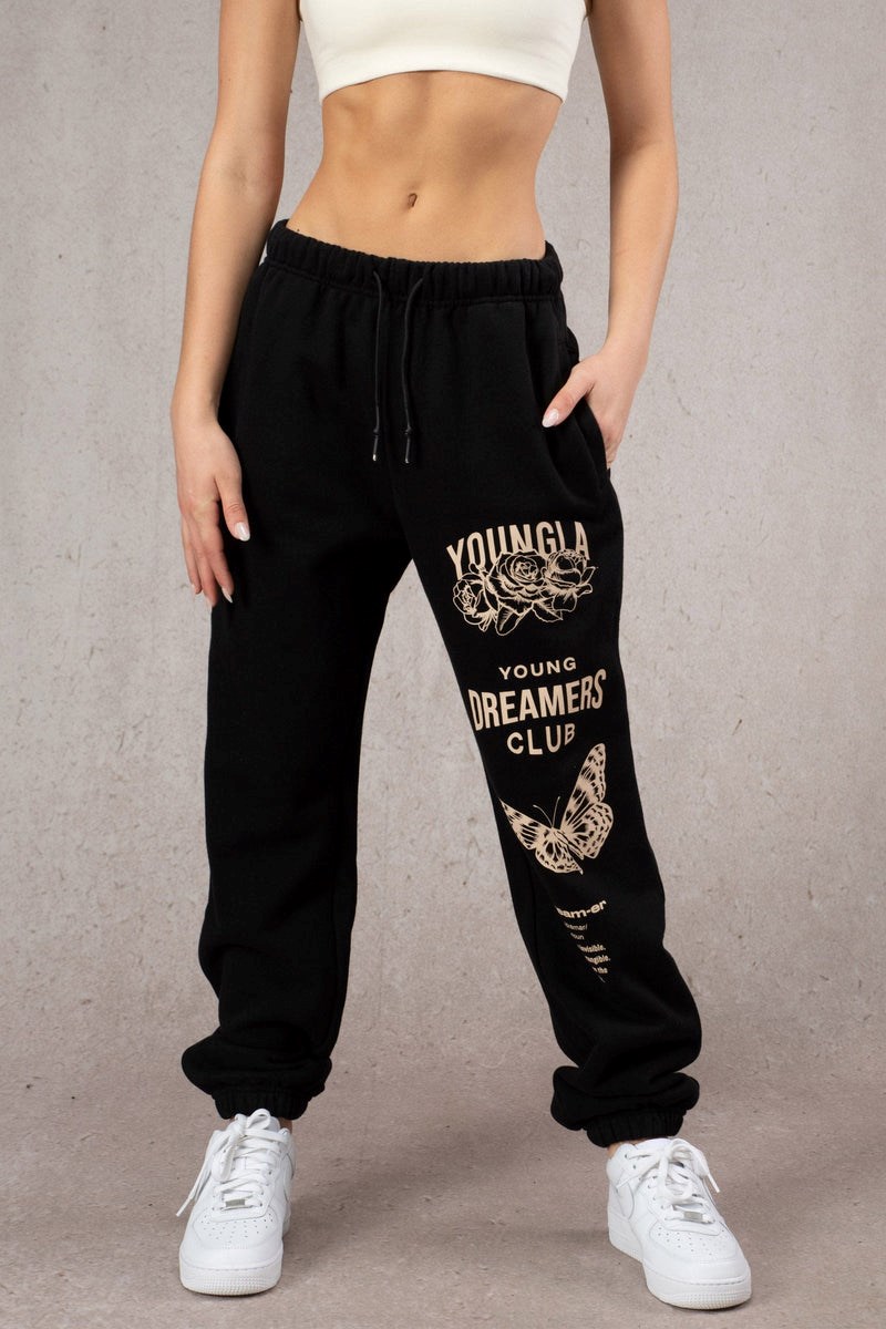 YoungLA W211 Dreamers Joggers Schwarz | 69043-GAZX