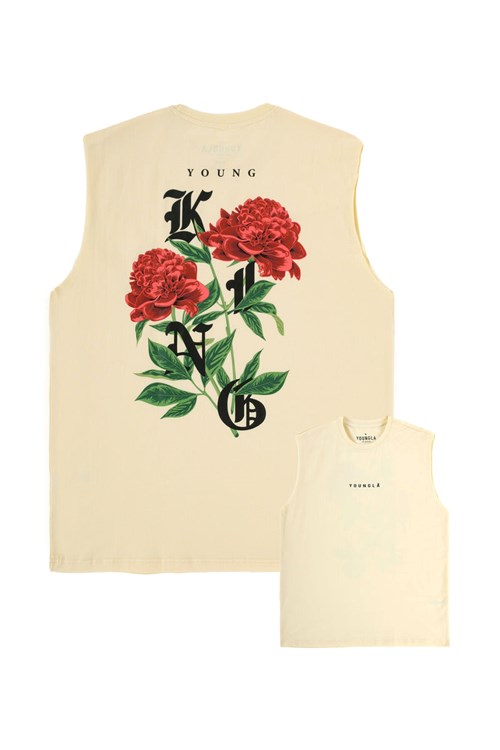 YoungLA 316 Young King Tanks Off-White | 32651-VHAB
