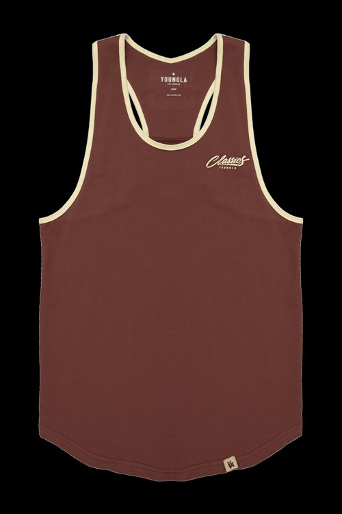 YoungLA 324 Classics Stringer Tank Braun | 34205-LMFC