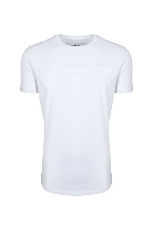 YoungLA 406 Perfect Pocket Tee Weiß | 60519-TNXO