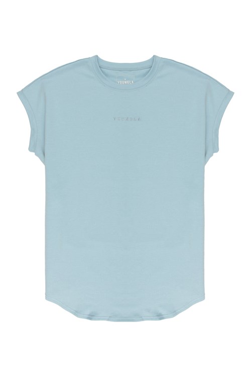 YoungLA 446 Rambo Tees Blau | 78196-AMNZ