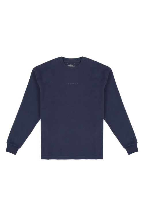 YoungLA 450 Cloud Foam Long Sleeves Navy | 84539-AWZS