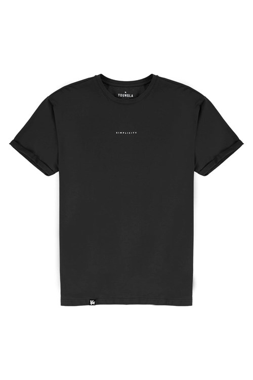 YoungLA 456 Simplicity Tees Schwarz | 06725-YRSH