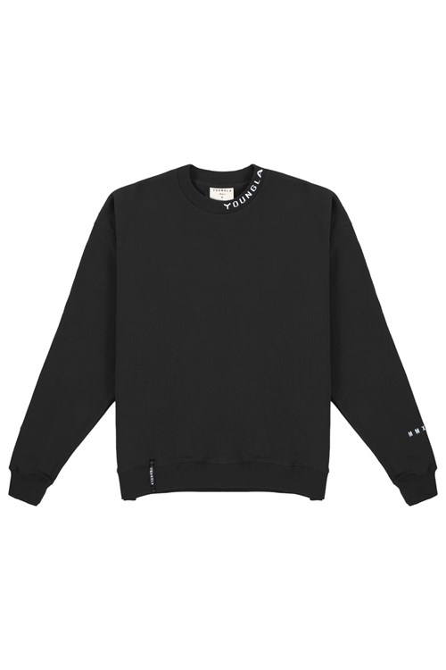 YoungLA 557 Trademark Crewnecks Schwarz | 32461-BKMG
