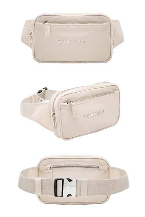 YoungLA 751 Luxsential Fanny Packs Off-White | 01493-HCRX