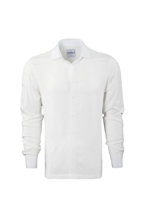 YoungLA 804 Scarface Viscose Shirts Weiß | 34216-YJOT